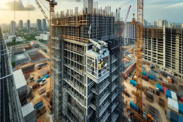 نصب بالابر ساختمانی تک فاز - شرکت فارکو